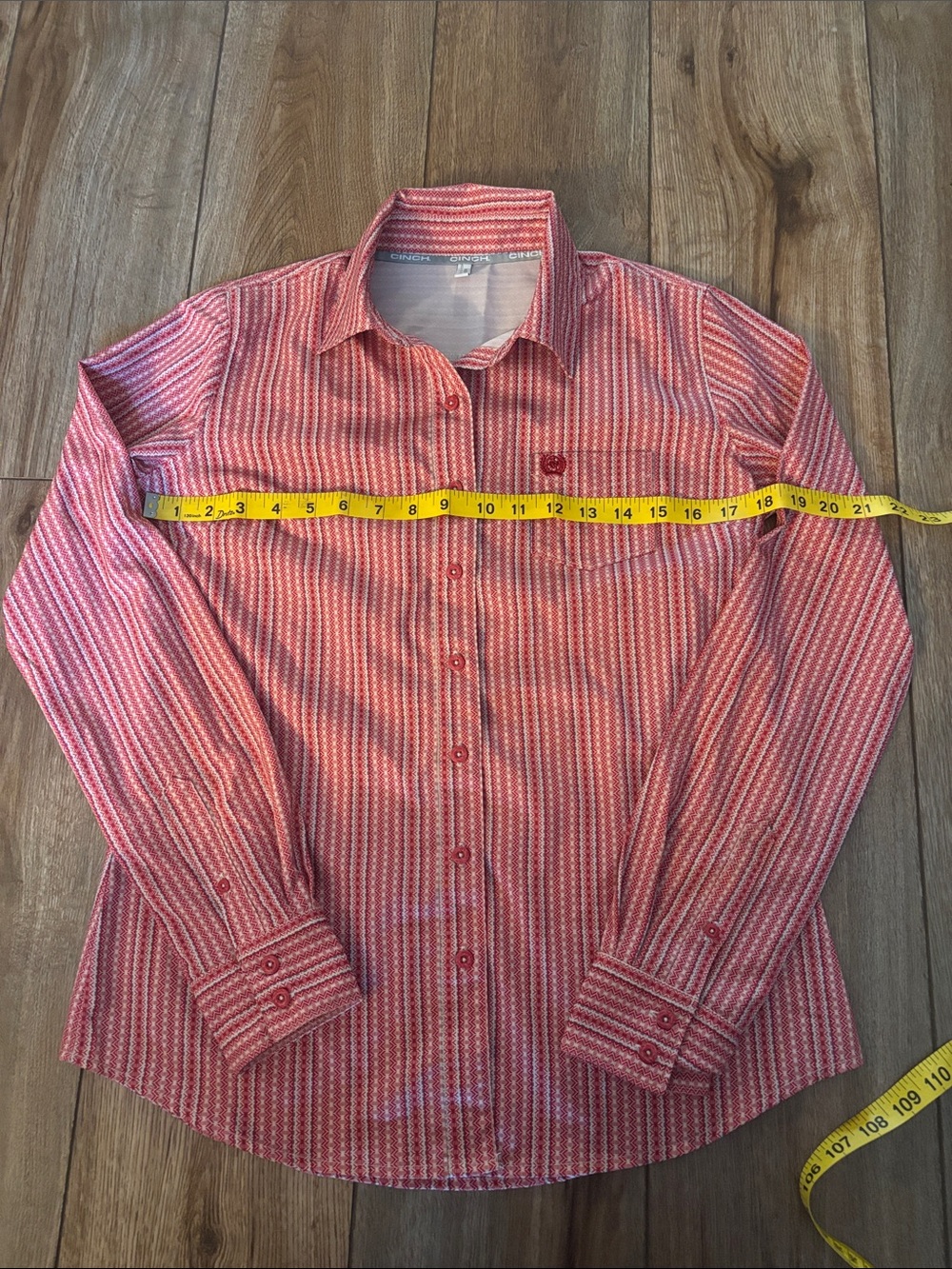 CINCH Women’s Long Sleeve Striped Western Button Down Shirt - Size XS